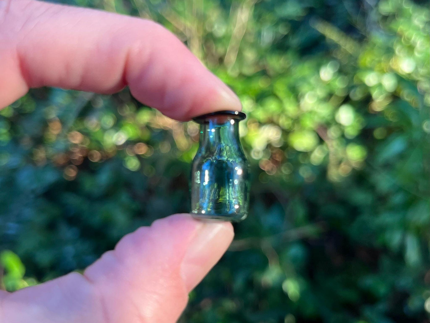 Set of 4pcs Vintage Mini Glass Vases