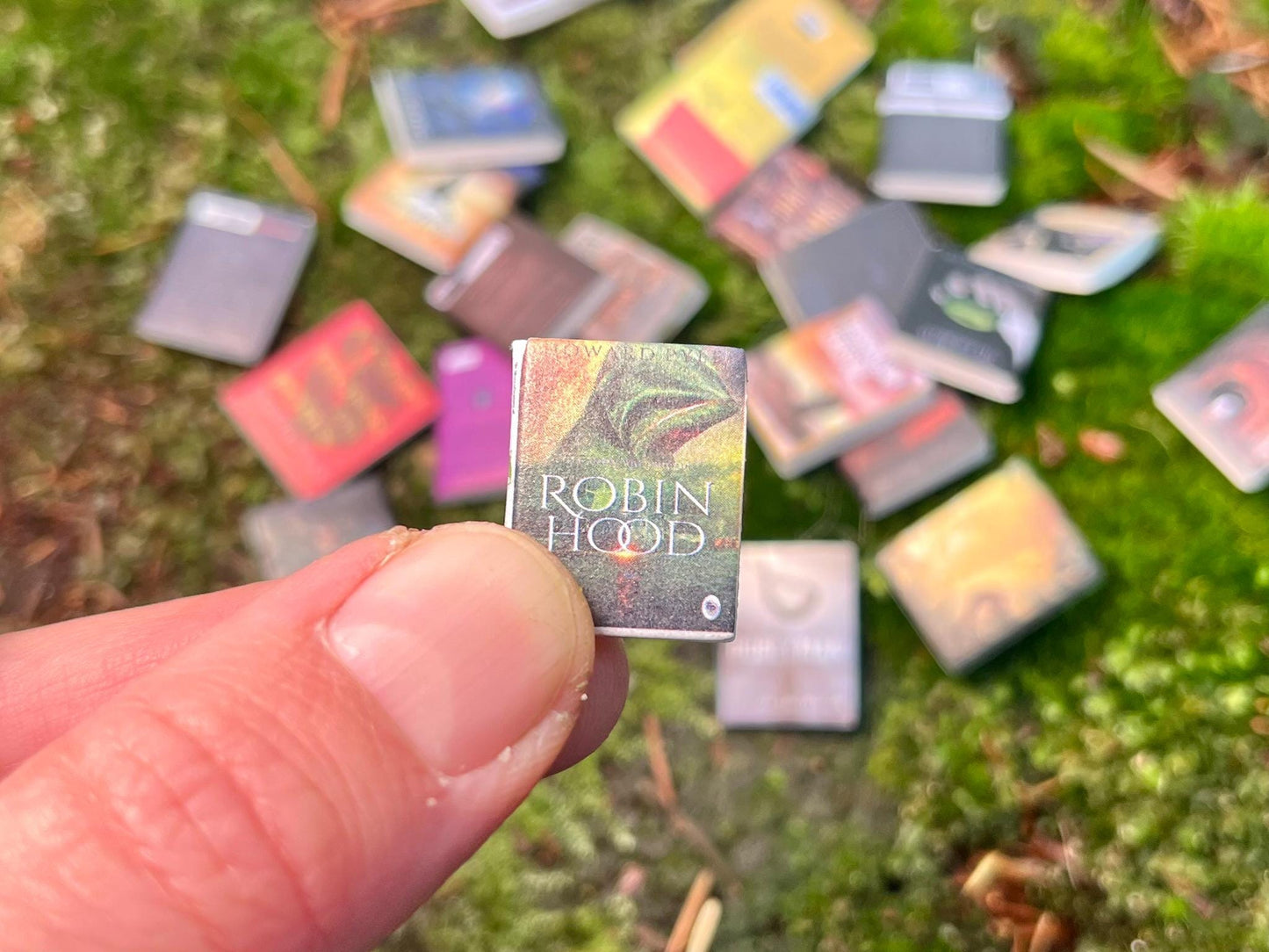 Miniature Books Set – 10PCS PVC Miniature Book Covers for Fairy Garden, Decor & Gifts