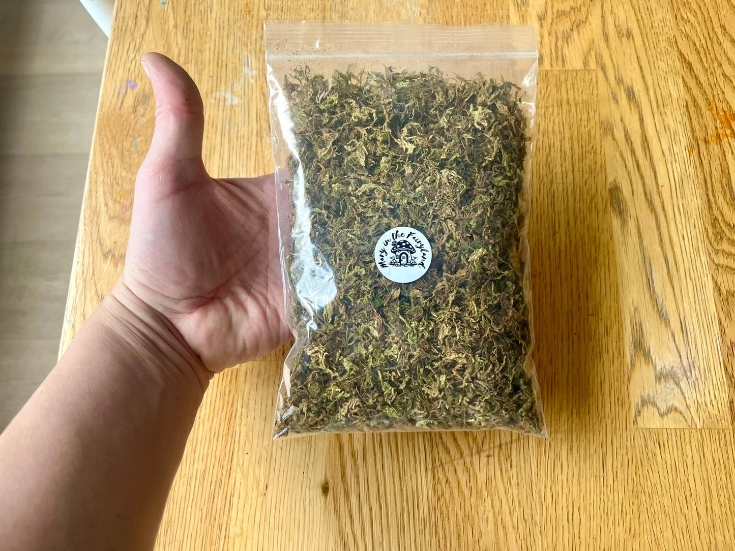 Natural Dried Forest Moss – Perfect for Fairy Gardens & Miniature Creations