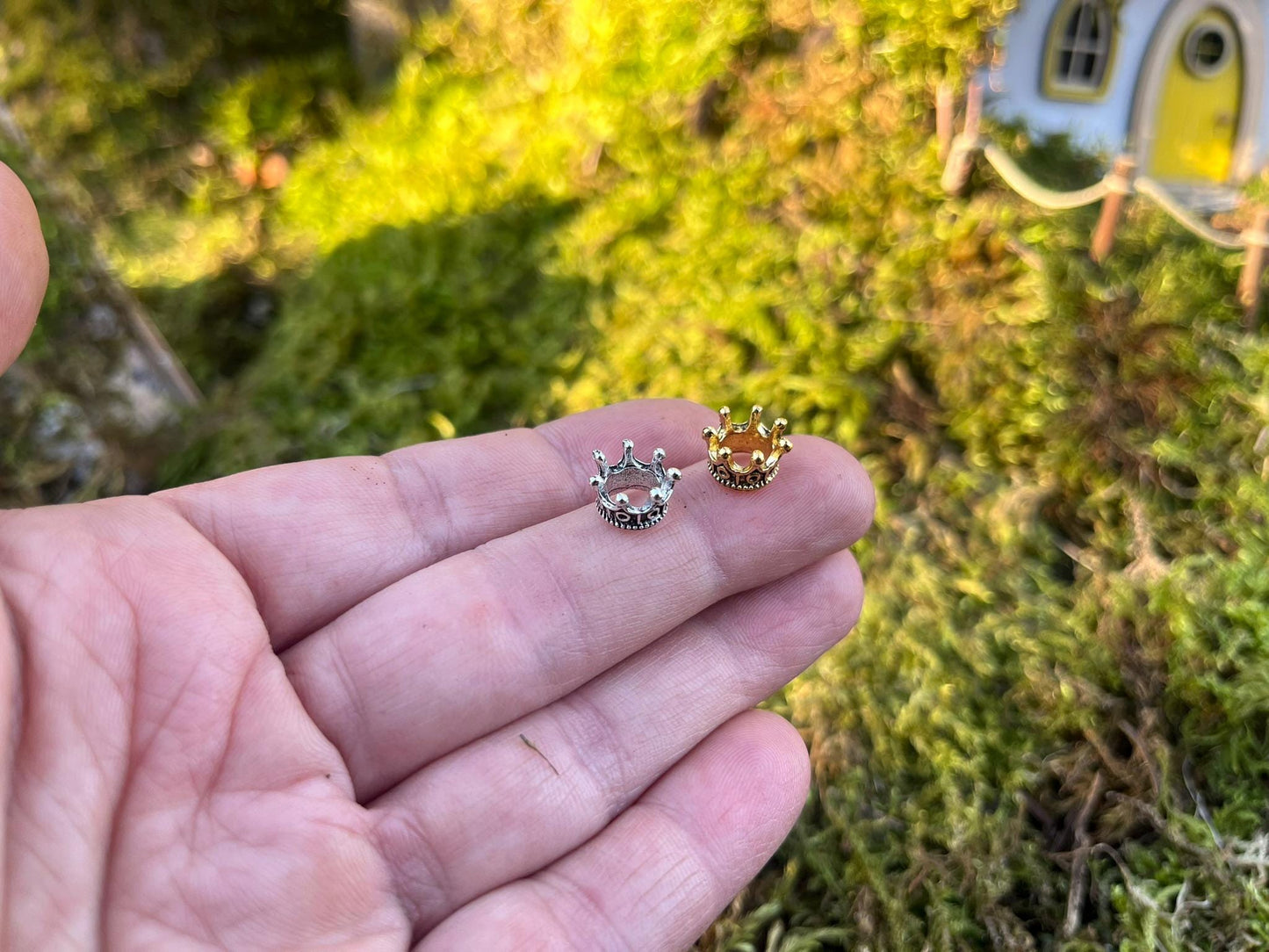 2x Adorable Fairy Crown Set – Gold and Silver