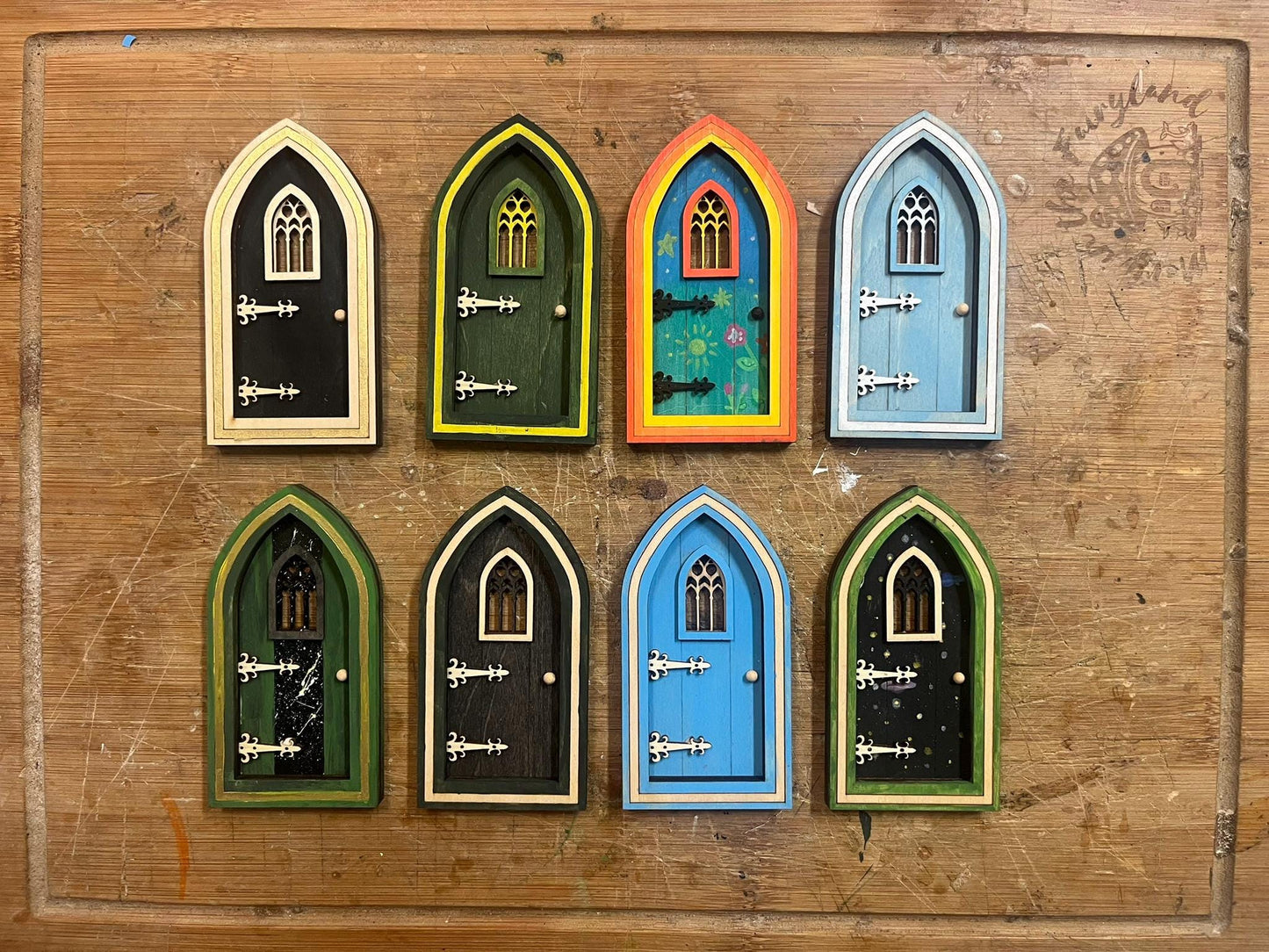 DIY Gothic Fairy Door Kit – Bulk Sets for Birthday Parties, Workshops, Crafting Fun etc.