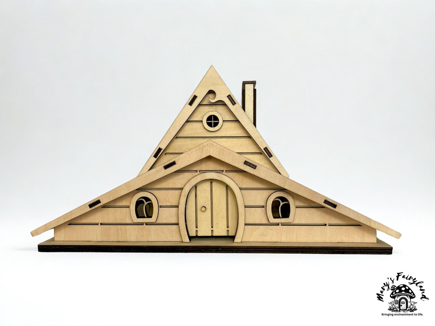 PRE-ORDER - DIY Fairy House Kit – Wooden Fairy Garden Craft with Solar Roof | Lili Fairy House