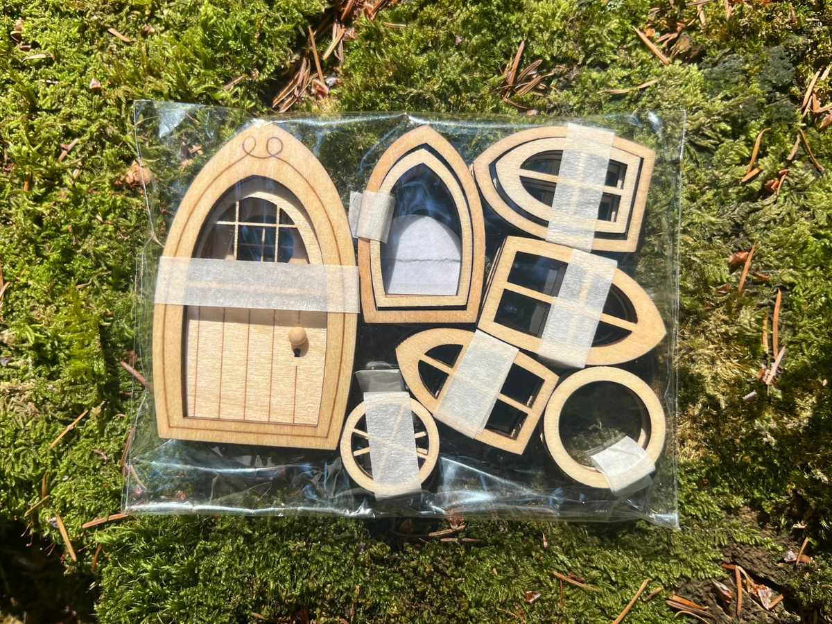 DIY Small Fairy Doors and Windows Set – Build a Magical Fairy House