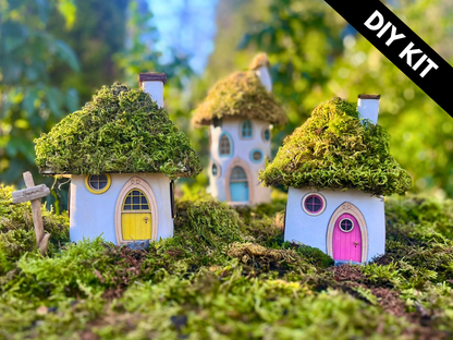 DIY Clay Fairy House Kit – Build & Decorate Your Own Magical Mini Home