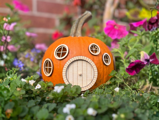 DIY Round Fairy Door and Windows Kit for Fairy Garden or Fairy House