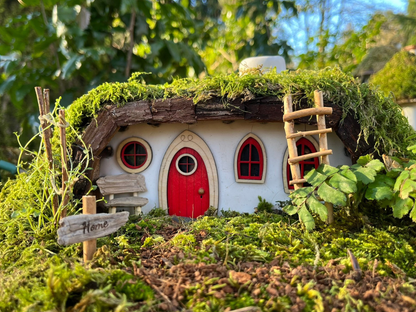 Finished Small Fairy Door and Window Set - Build a Magical Fairy House