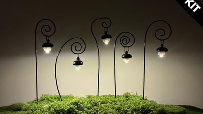 DIY Fairy Lantern Kit with Wooden Acorn Cap - Create 5 Magical Fairy Lights