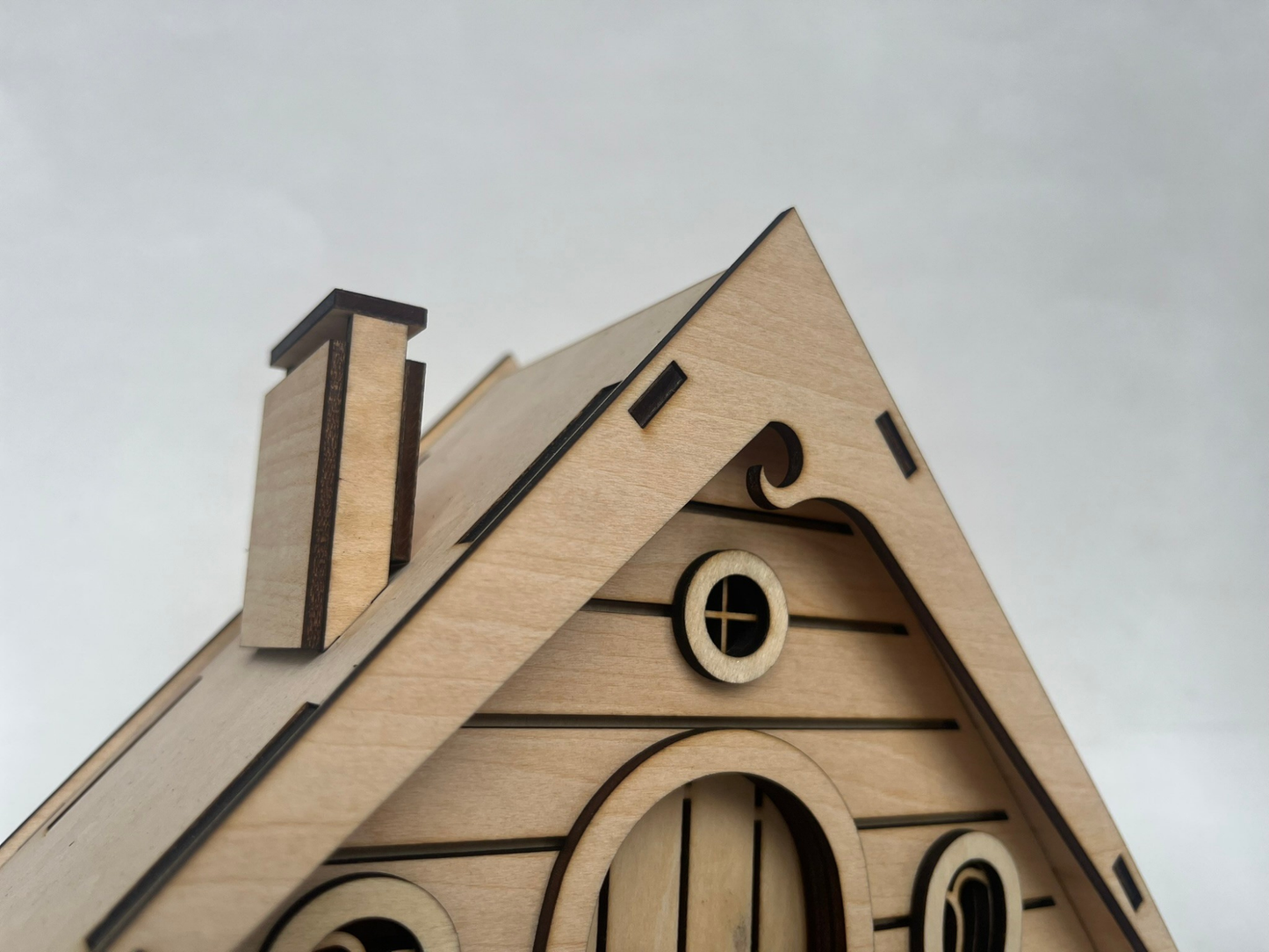 DIY Fairy House Kit with Solar Light - Ellie's Wooden Garden Cottage - Build & Paint Craft