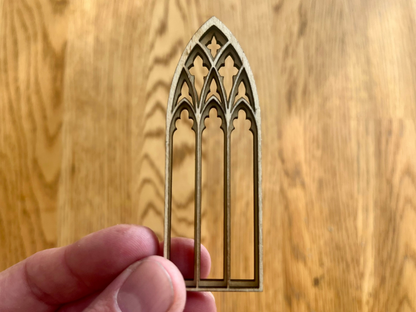 DIY Gothic Fairy Door & Window Kit - Pumpkin Fairy House