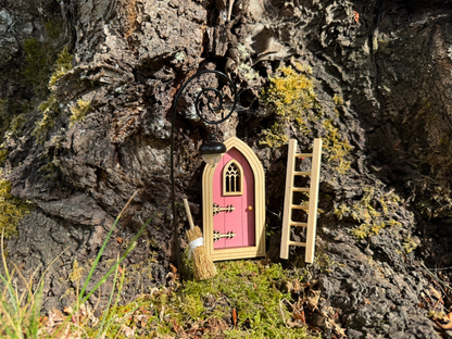 Fairy Arrival Set – Door, Glowing Lantern, Ladder & Broom