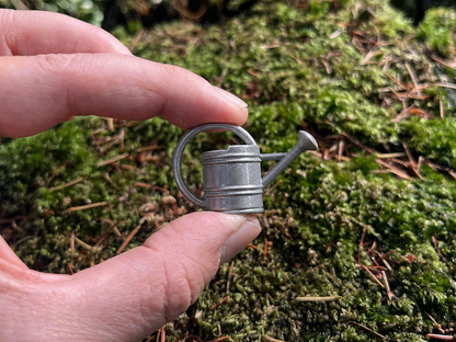 Tiny Fairy Garden Accessory Set - Mini Broom, Watering Can and Bench