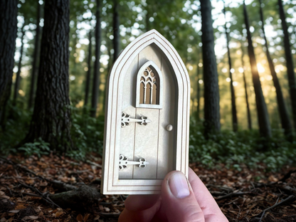 DIY Gothic Fairy Door Set - Build & Decorate Your Own Fairy Door