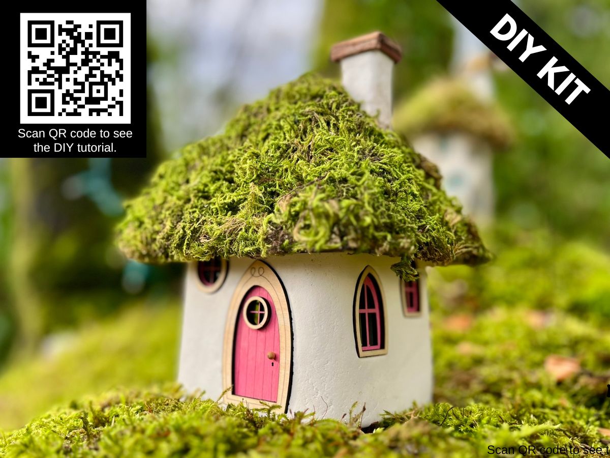 DIY Clay Fairy House Kit – Build & Decorate Your Own Magical Mini Home