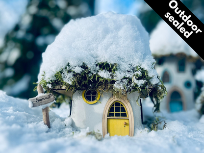 Finished Small Fairy Door and Window Set - Build a Magical Fairy House