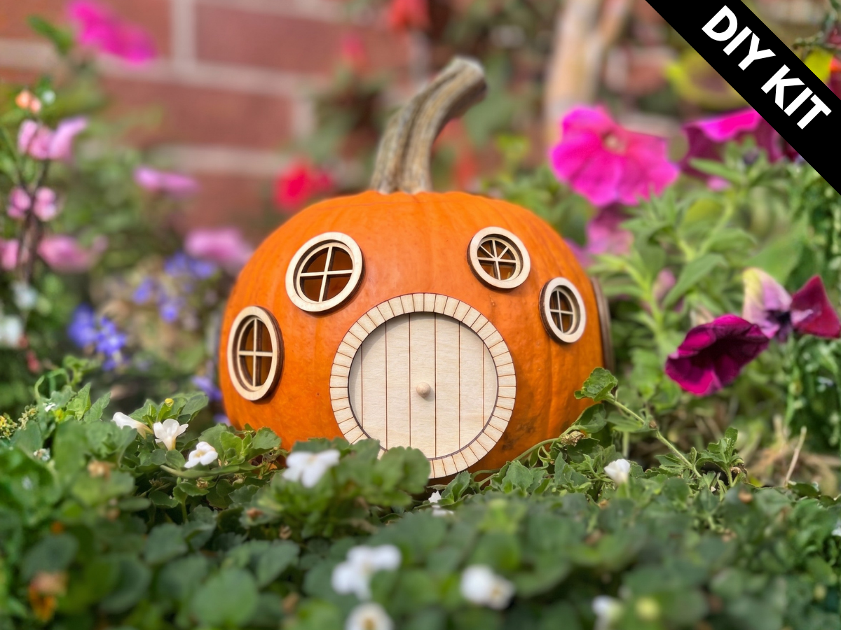 DIY Round Fairy Door & Window Kit – Fairy Gardens & Pumpkin Houses