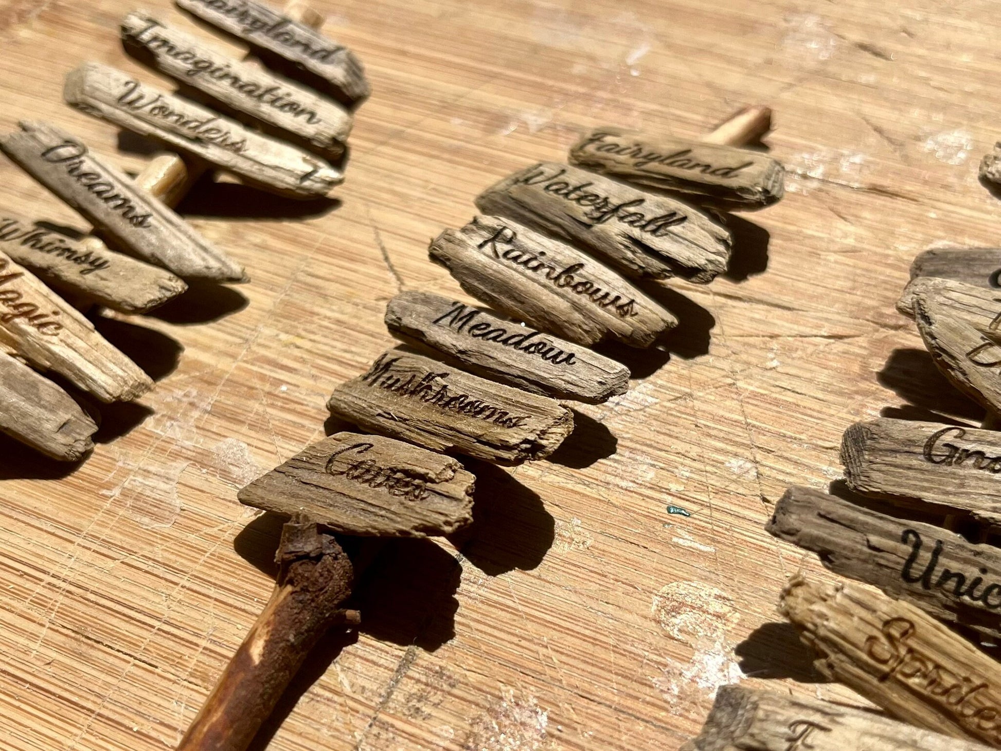 Personalized Mini Fairy Sign Posts