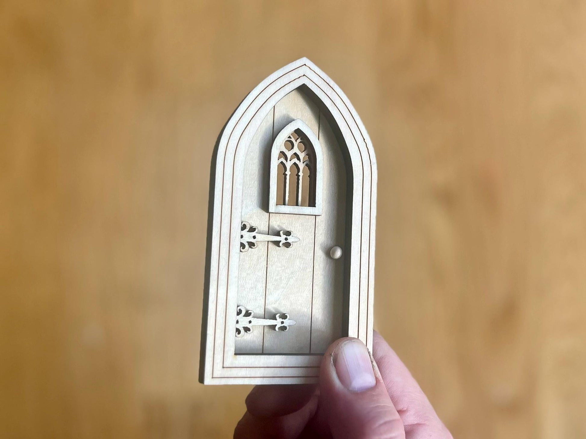 DIY Gothic Fairy Door Set - Create Your Own Magical Entrance