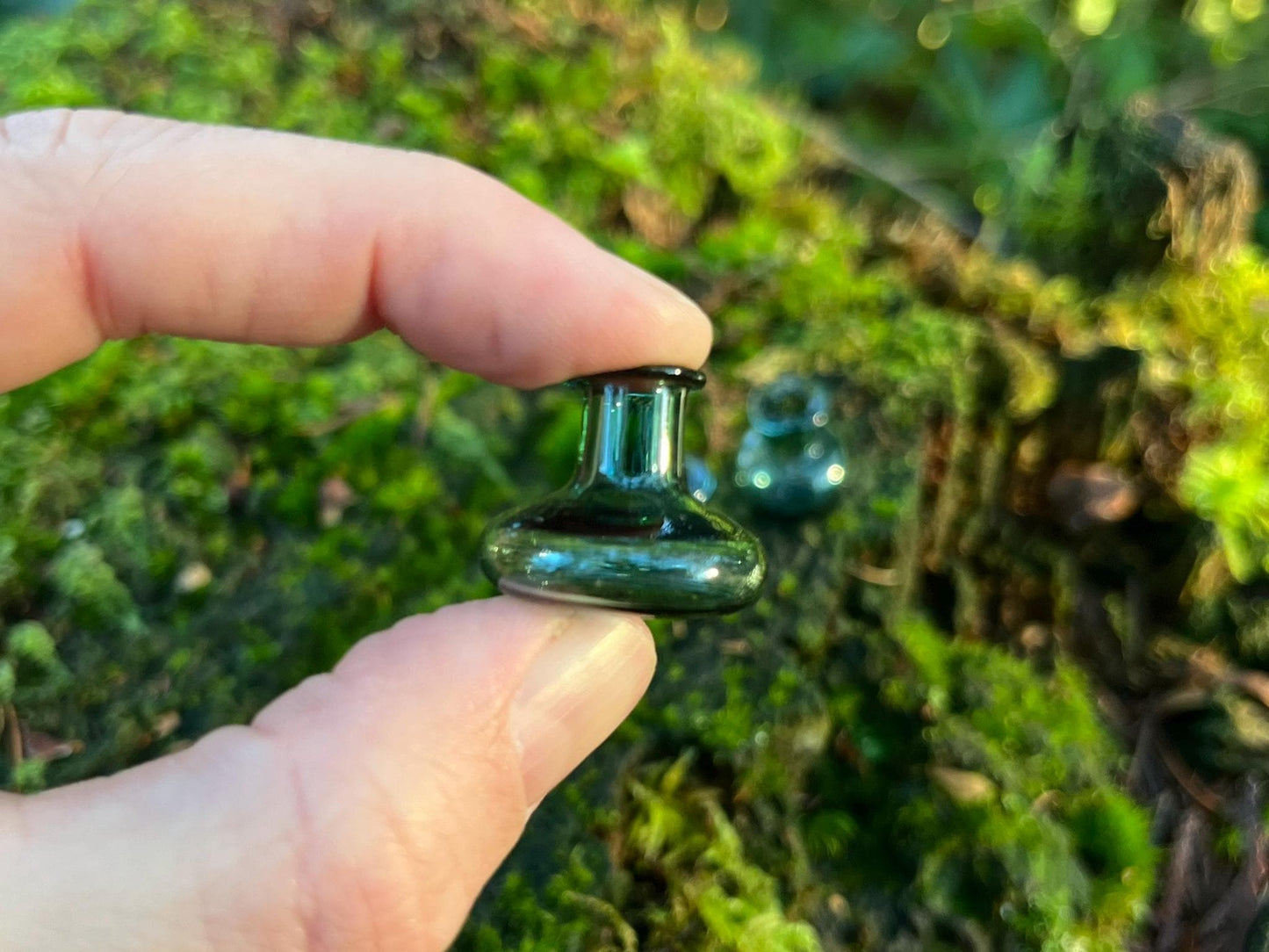 Set of 4pcs Vintage Mini Glass Vases