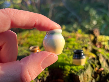 Set of 3 Enchanted Miniature Ceramic Vases