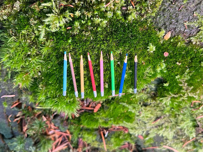 8 Miniature Colorful Pencils