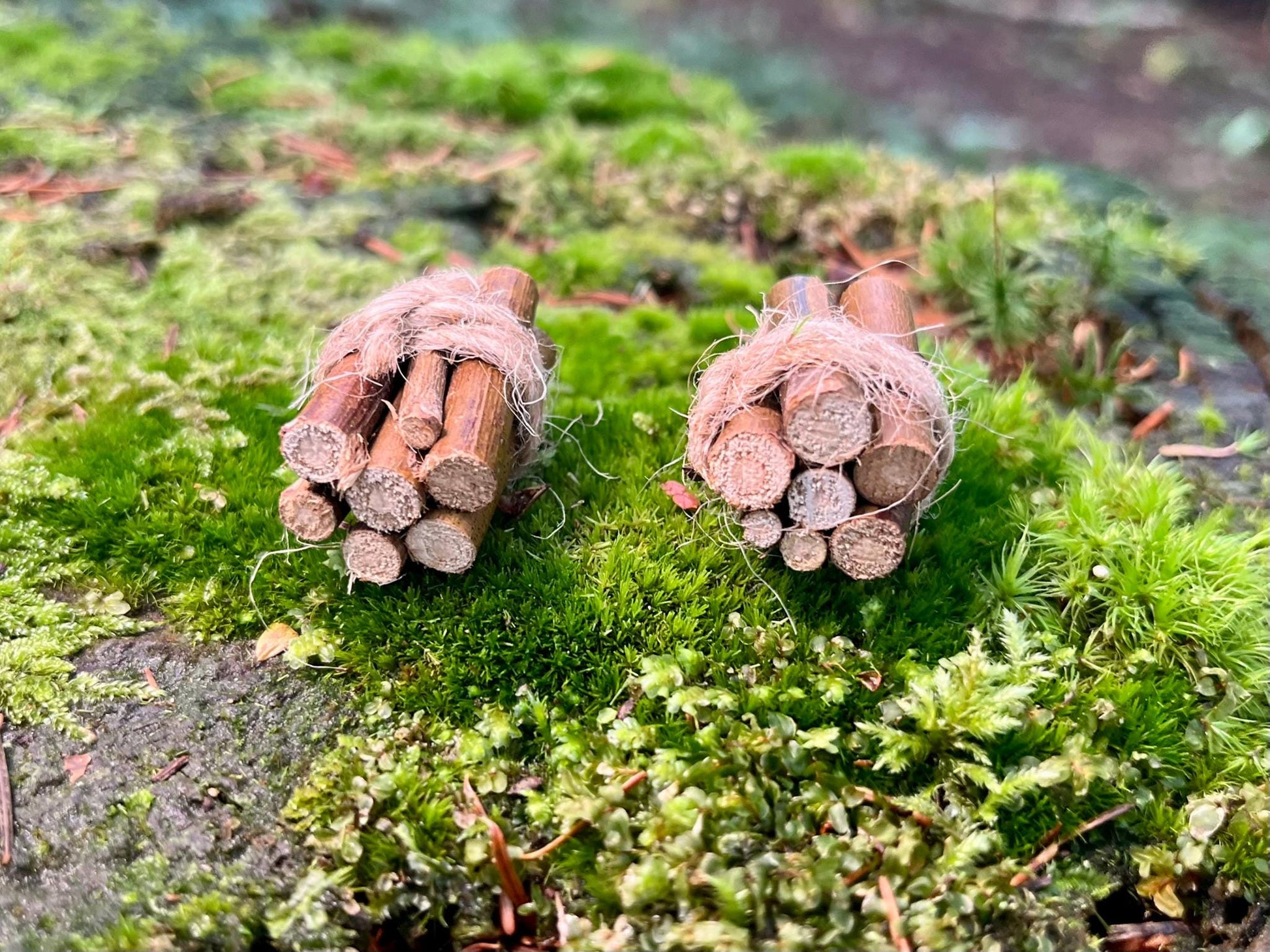 Miniature Wood Bundle – Set of 2, 7 Pieces of Real Wood for Fairy Gardens, Crafts & Decor