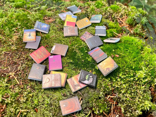Miniature Books Set – 10PCS PVC Miniature Book Covers for Fairy Garden, Decor & Gifts