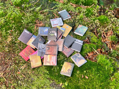 Miniature Books Set – 10PCS PVC Miniature Book Covers for Fairy Garden, Decor & Gifts