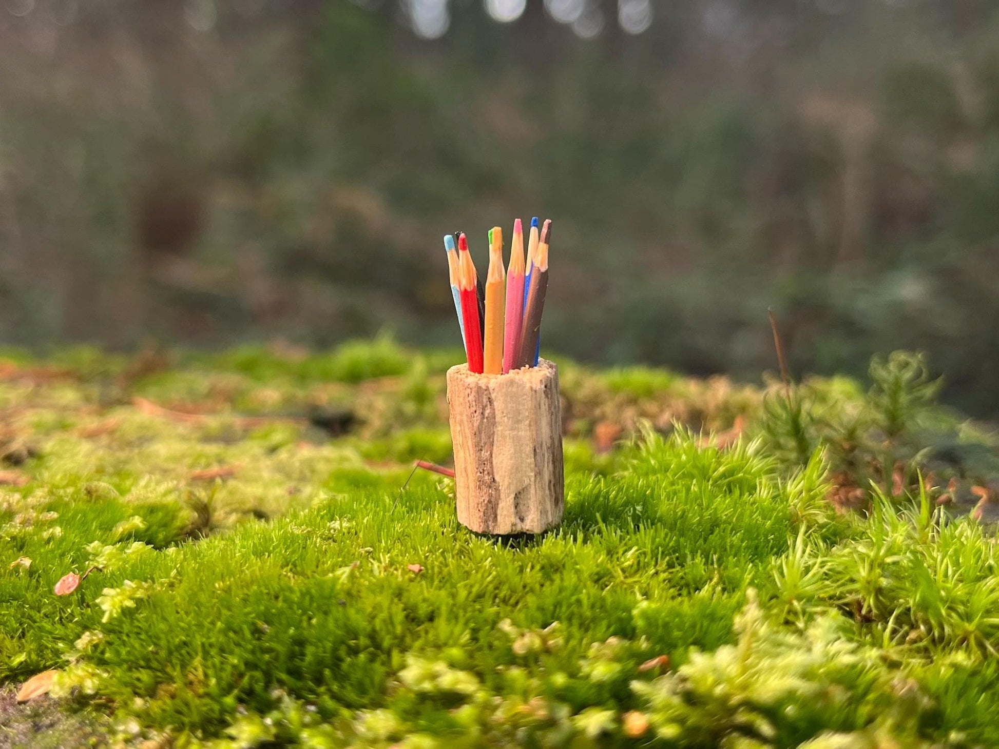 8 Miniature Colorful Pencils