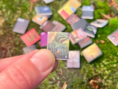 Miniature Books Set – 10PCS PVC Miniature Book Covers for Fairy Garden, Decor & Gifts