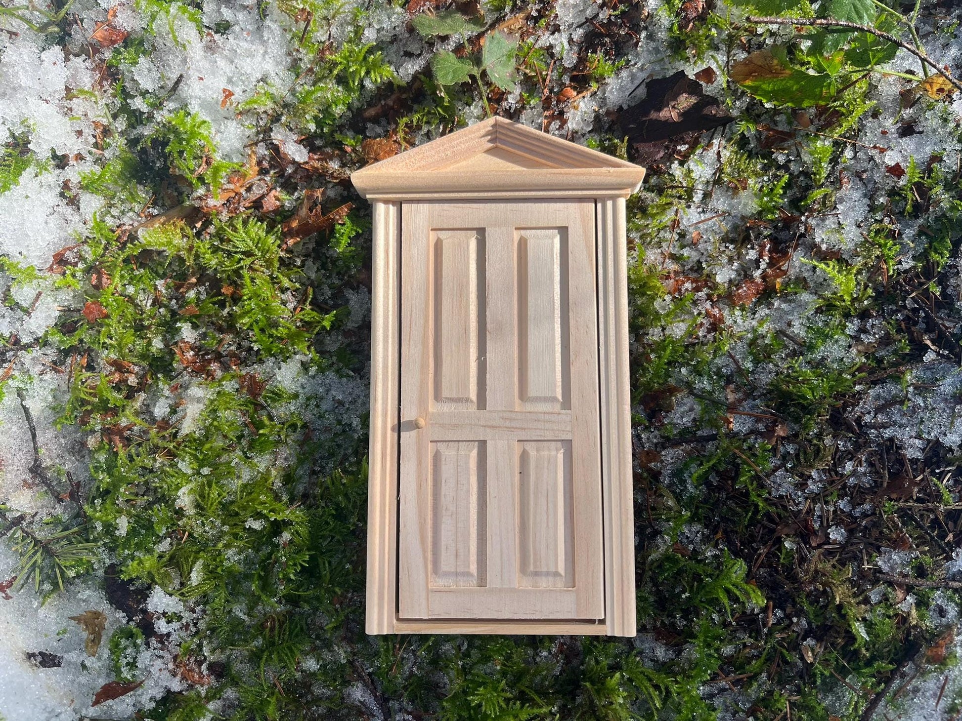 Openable Wooden Fairy Door – DIY Fairy Garden Accessory