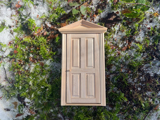 Openable Wooden Fairy Door – DIY Fairy Garden Accessory
