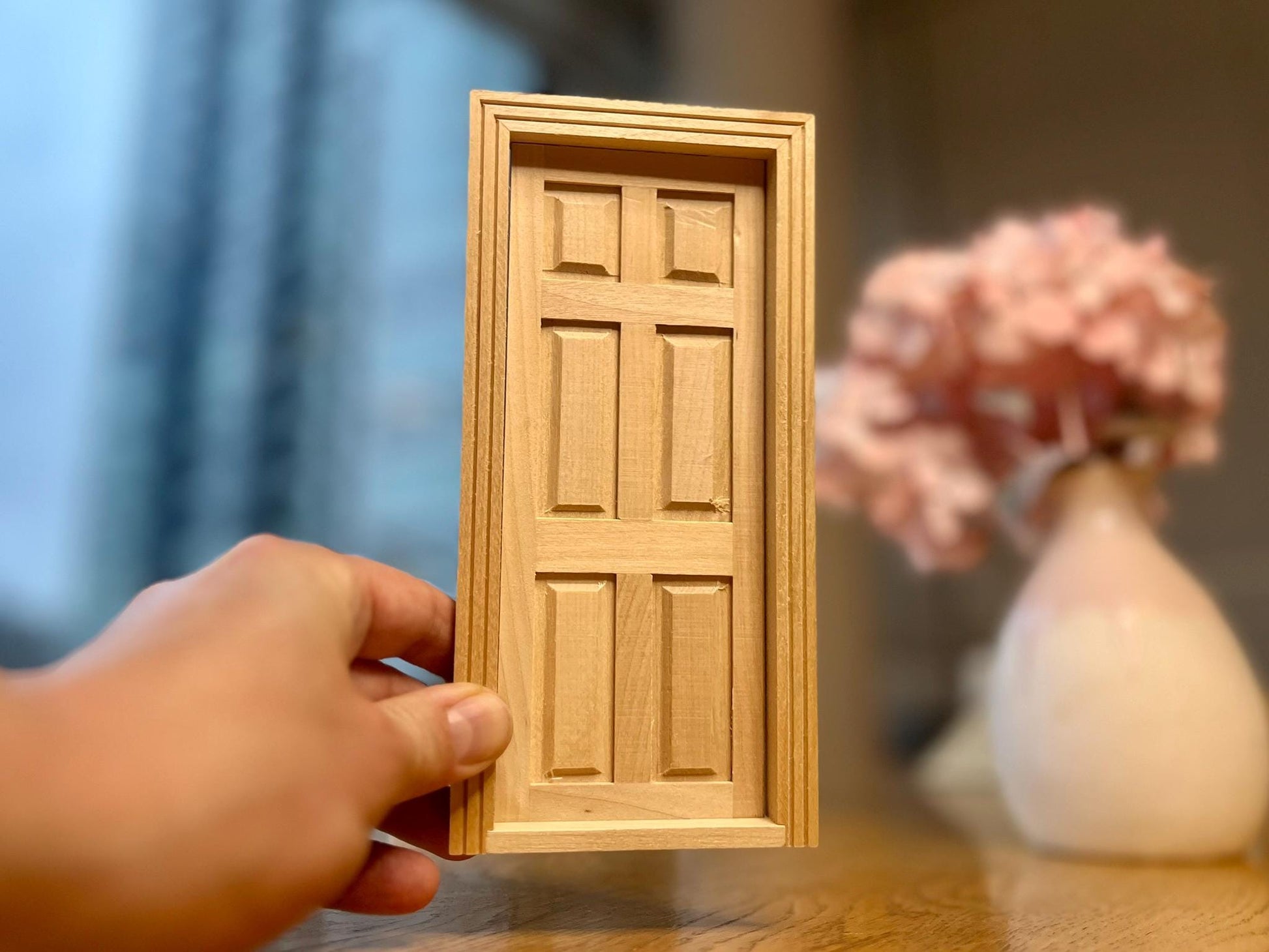 Openable Wooden Fairy Door – DIY Fairy Garden Accessory