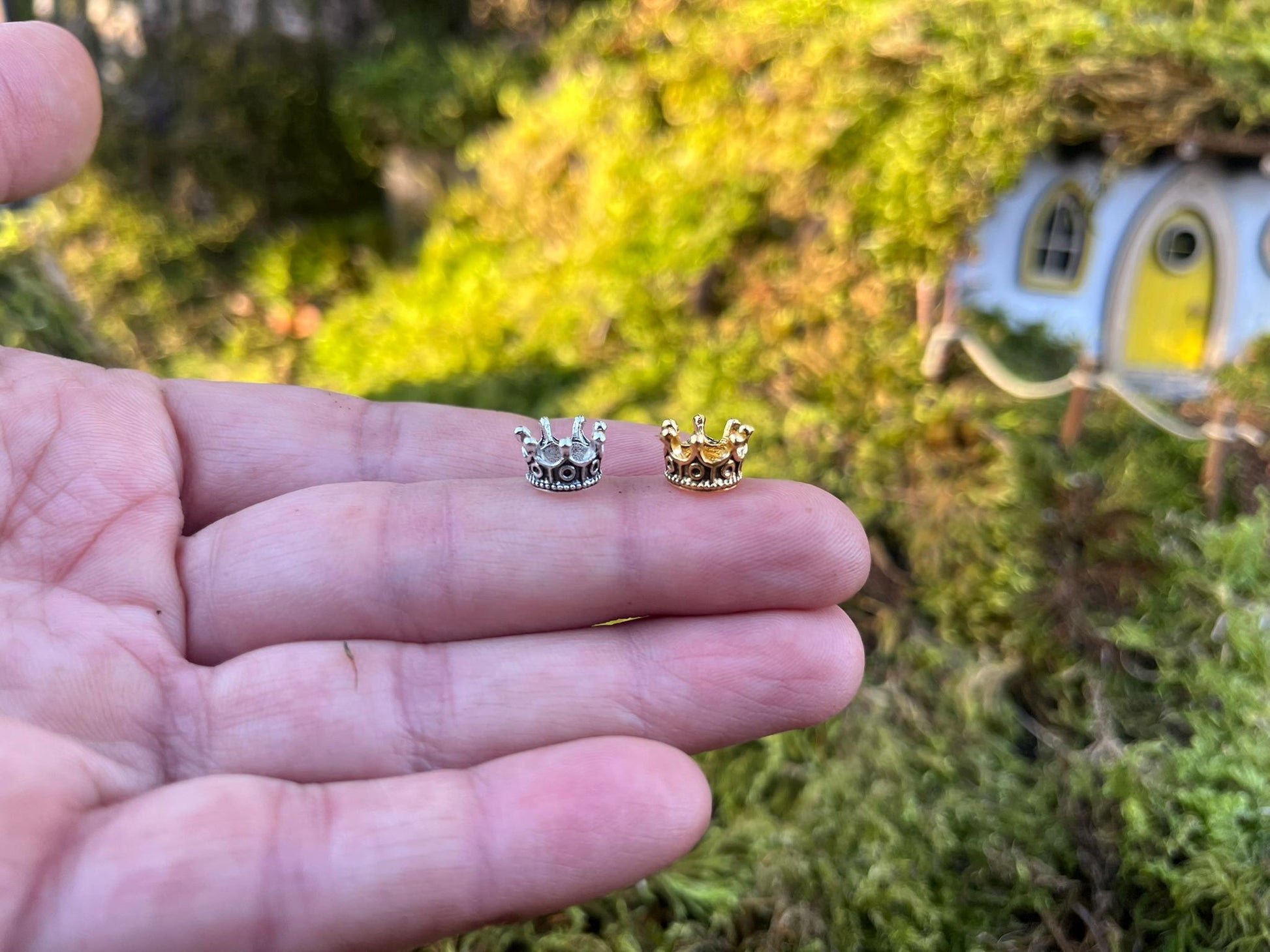 2x Adorable Fairy Crown Set – Gold and Silver