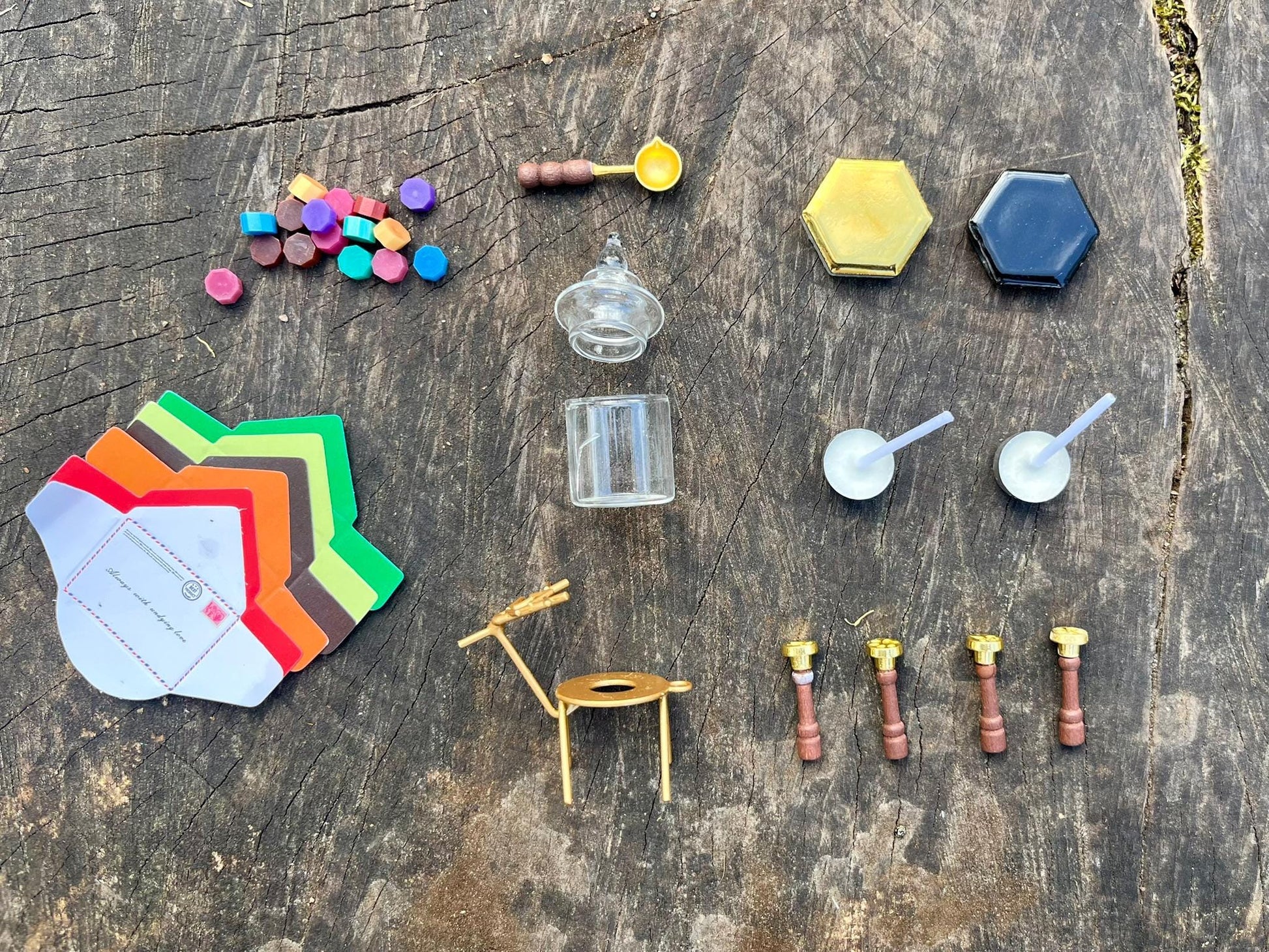 Miniature Wax Seal Stamp Kit – Create a Lovely Fairy Letter with a Real Wax Stamp