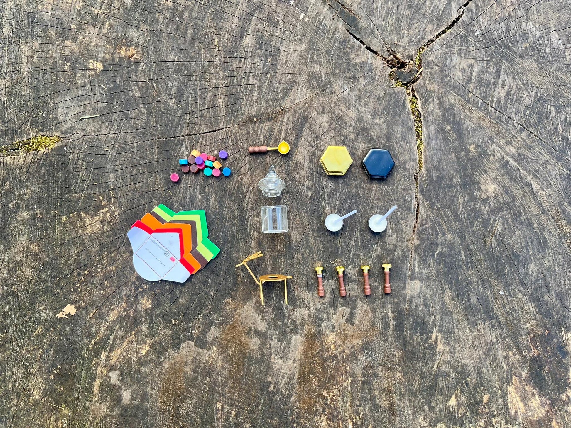 Miniature Wax Seal Stamp Kit – Create a Lovely Fairy Letter with a Real Wax Stamp