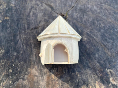 Fairy Garden Wooden Log Cabin – DIY Craftable Decor