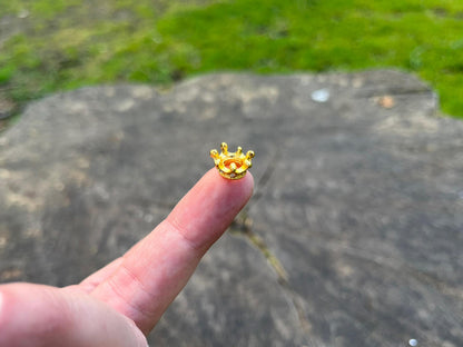 Adorable Golden Fairy Crown with Diamonds