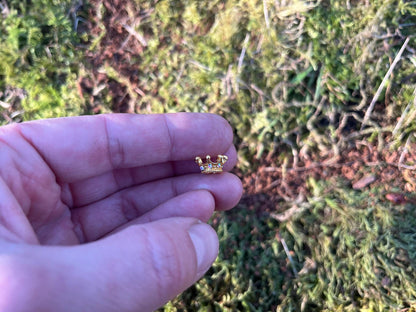 Adorable Golden Fairy Crown with Diamonds