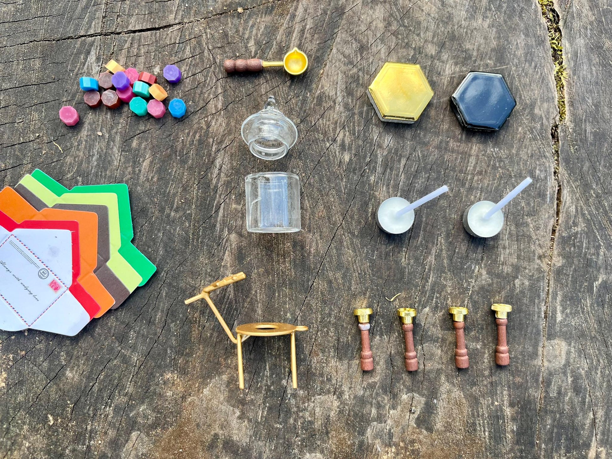 Miniature Wax Seal Stamp Kit – Create a Lovely Fairy Letter with a Real Wax Stamp