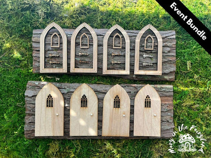 DIY Gothic Fairy Door Kit – Bulk Sets for Birthday Parties, Workshops, Crafting Fun etc.