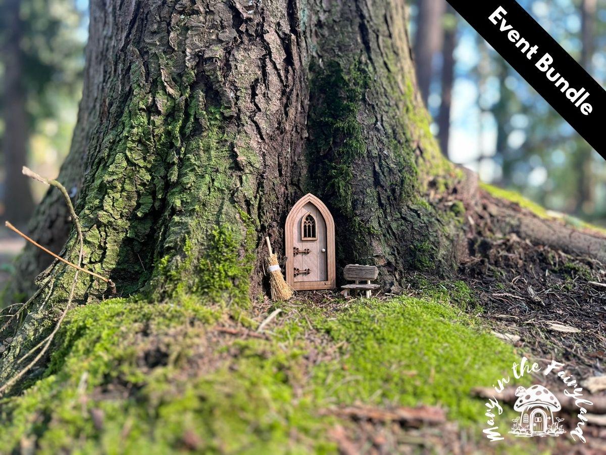 DIY Gothic Fairy Door Kit – Bulk Sets for Birthday Parties, Workshops, Crafting Fun etc.