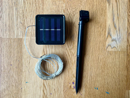 Solar Fairy Lights – Outdoor Magic for Your Fairy Garden (7m, 50 LEDs)