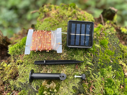 Solar Fairy Lights – Outdoor Magic for Your Fairy Garden (7m, 50 LEDs)