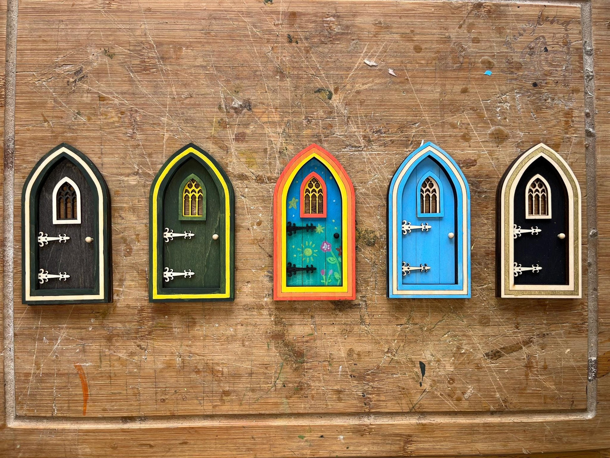 DIY Gothic Fairy Door Kit – Bulk Sets for Birthday Parties, Workshops, Crafting Fun etc.