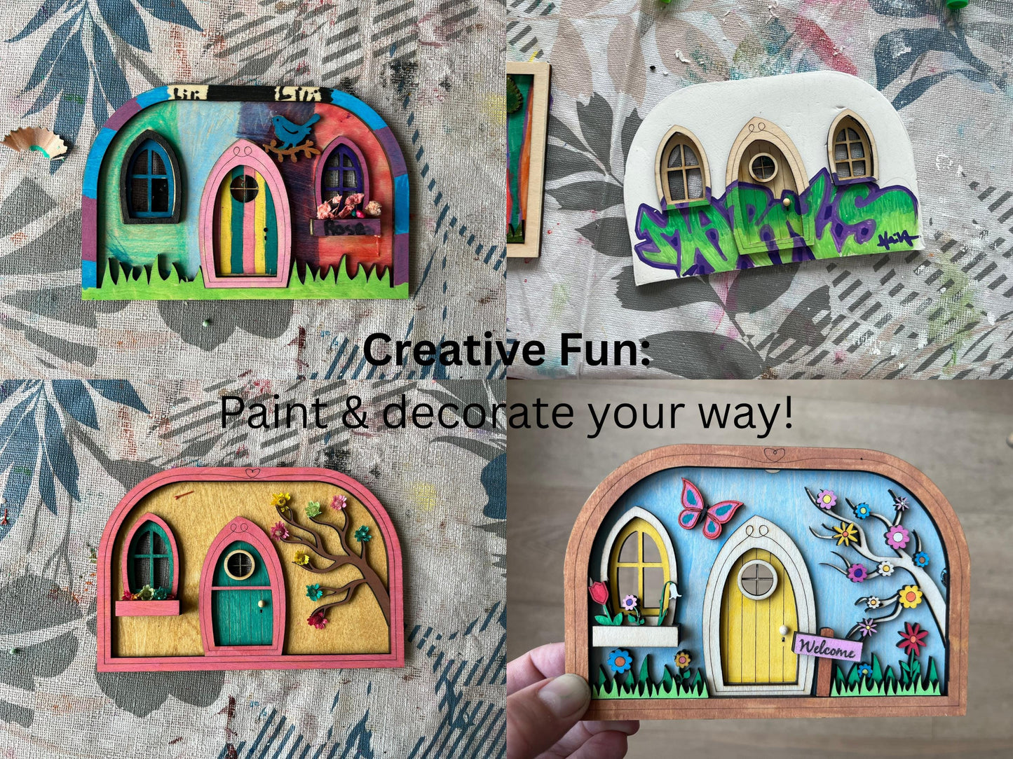 Party Box – 10 DIY Fairy Scene Kits | Birthday Craft Activity for Kids | Fairy Garden Party Favor Set | Includes Tools & Envelopes