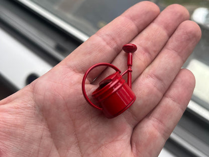 Miniature Fairy Garden Watering Can - Tiny Metal Decor - 1/24 Scale Mini Accessory