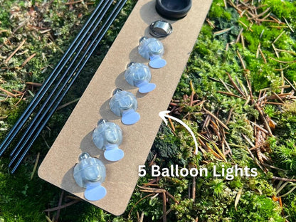 DIY Fairy Lantern Kit with Wooden Acorn Cap – Create 5 Magical Fairy Lights