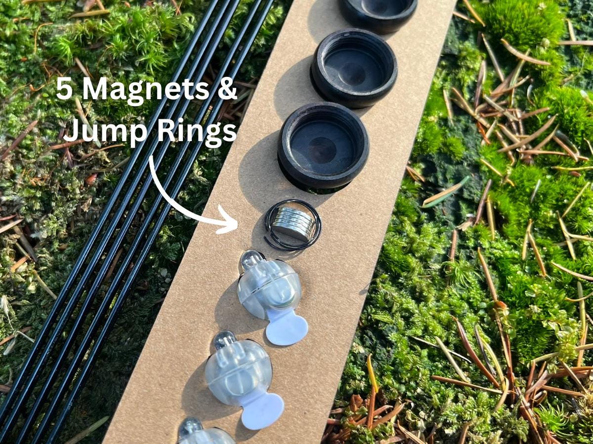 DIY Fairy Lantern Kit with Wooden Acorn Cap – Create 5 Magical Fairy Lights