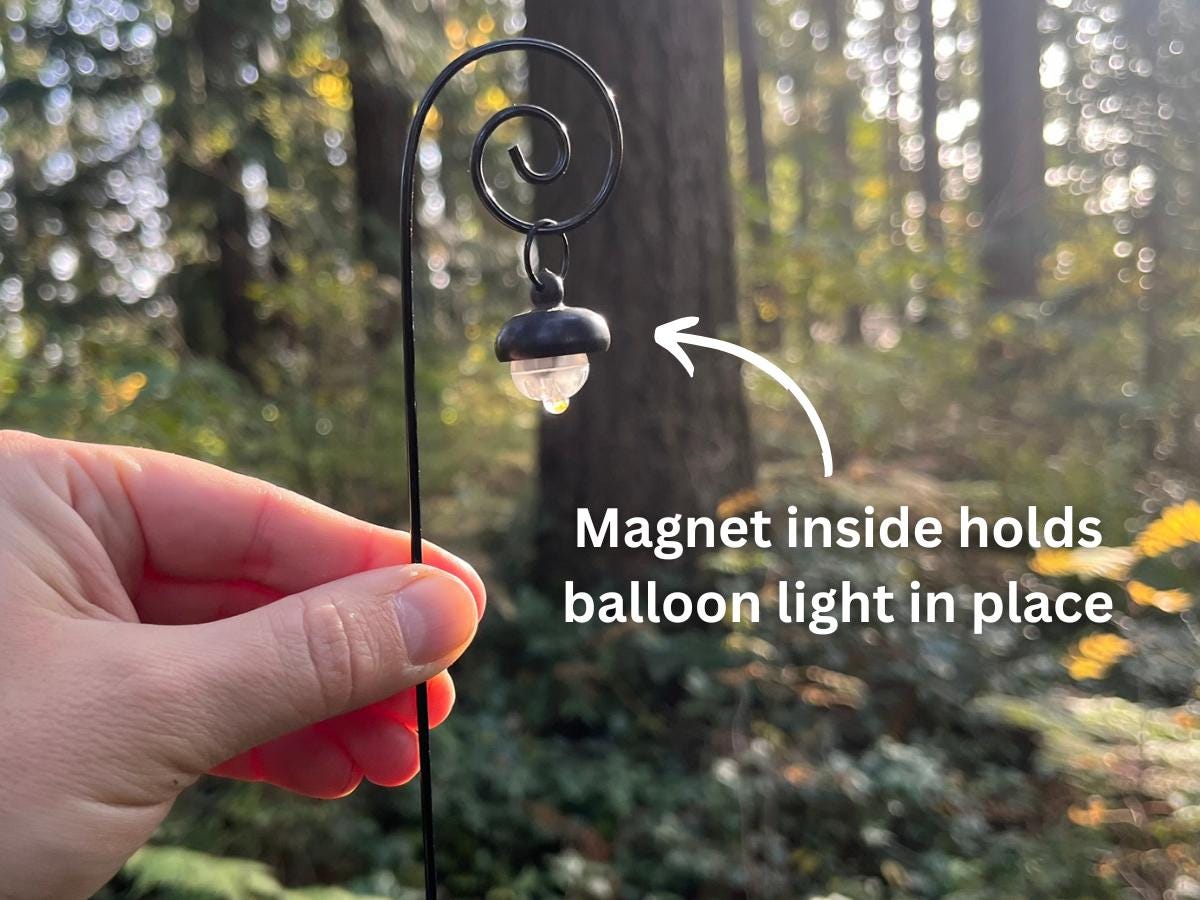 DIY Fairy Lantern Kit with Wooden Acorn Cap – Create 5 Magical Fairy Lights