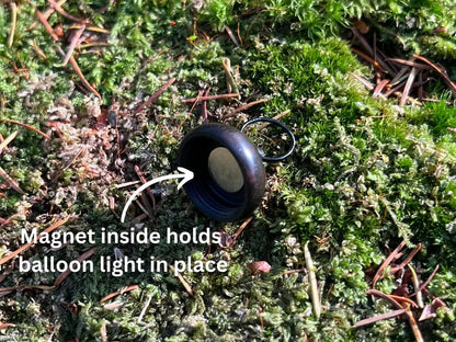 Enchanted Fairy Lantern with Wooden Acorn Cap – Magical Glow for Your Fairy Village